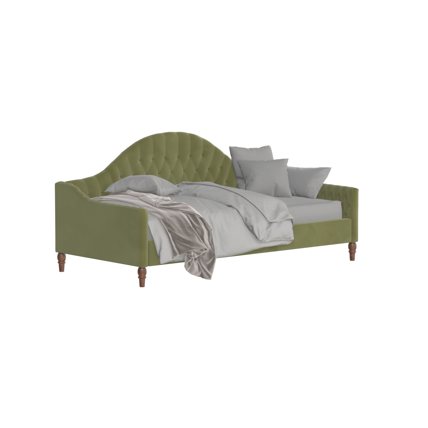 Elise Daybed with Elegant Curves and Versatile Comfort