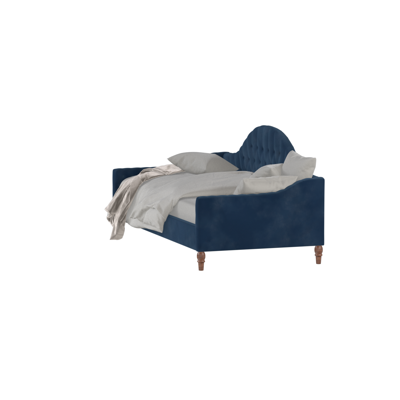 Elise Daybed with Elegant Curves and Versatile Comfort