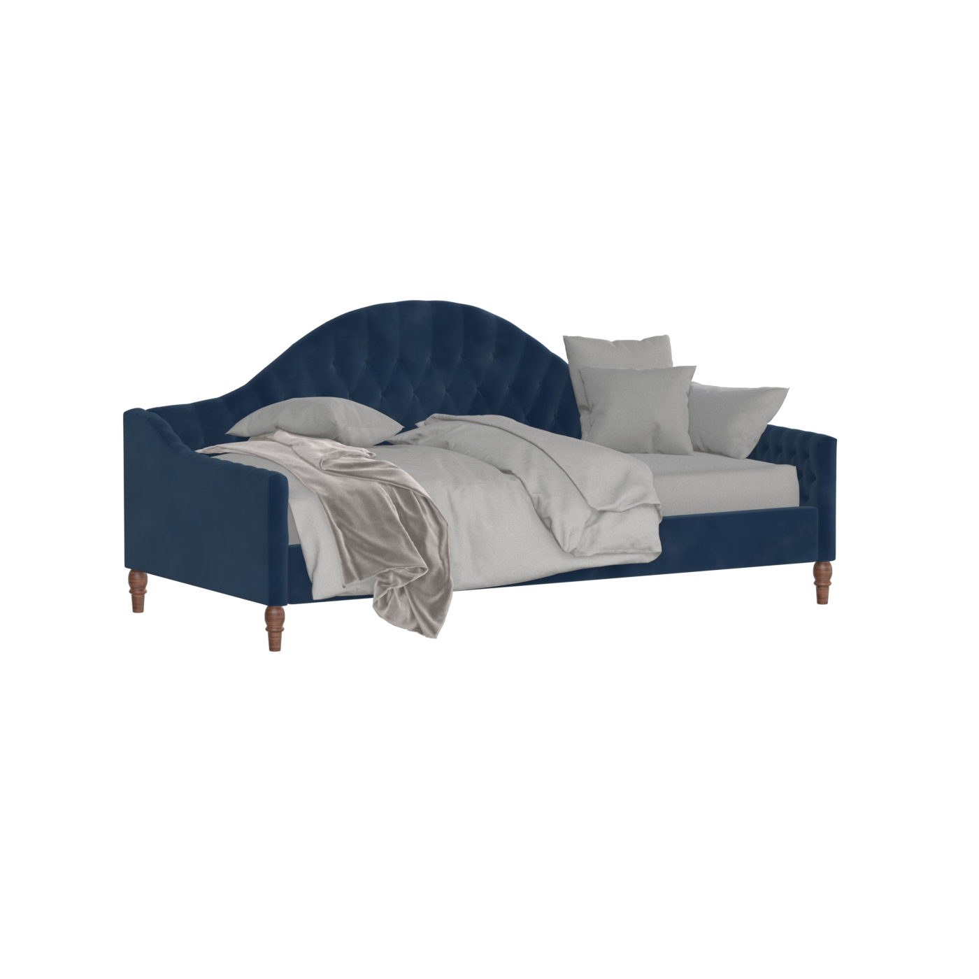 Elise Daybed with Elegant Curves and Versatile Comfort