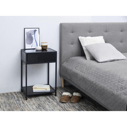 Bedside Table Seaford - Black