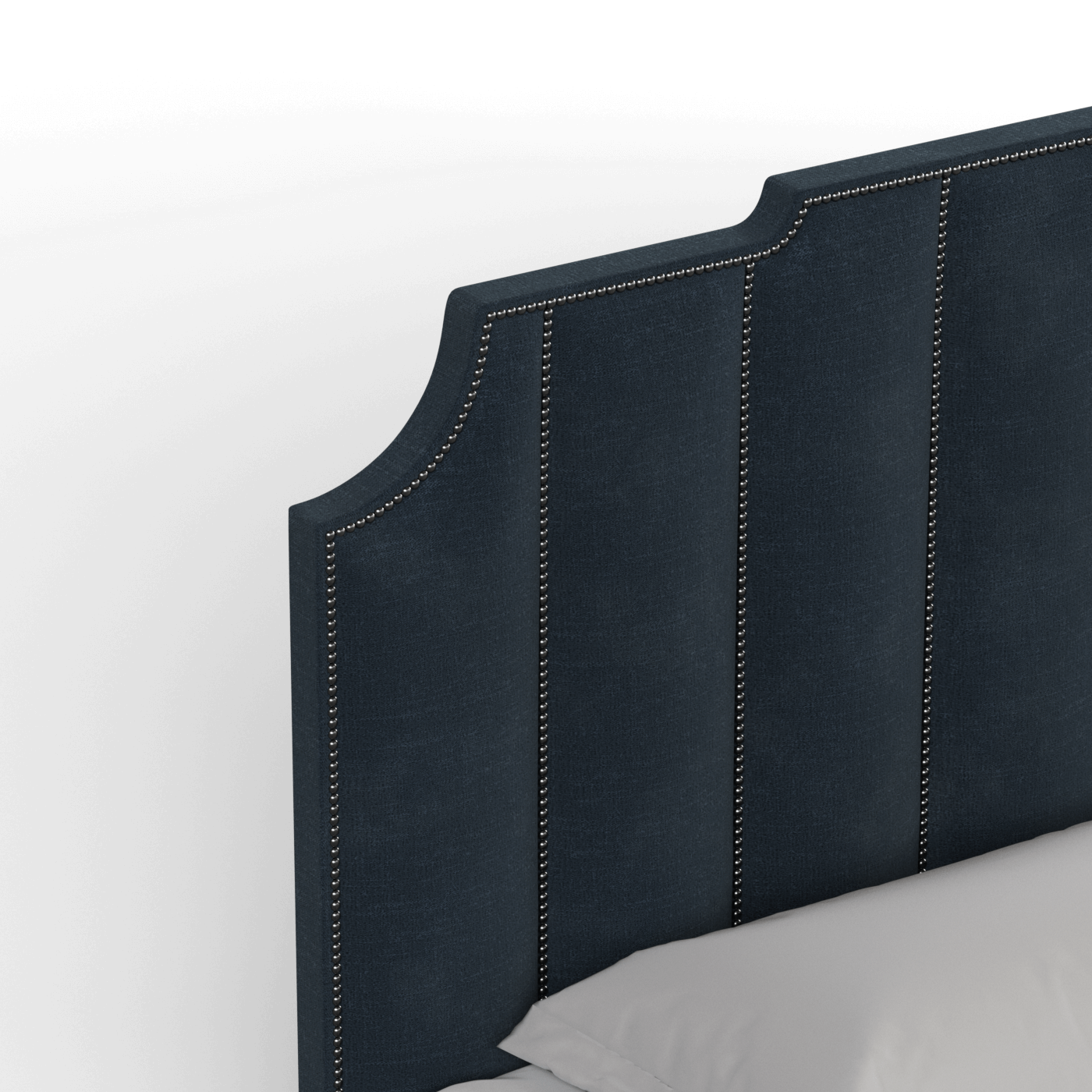 Gabriella vertical headboard bed