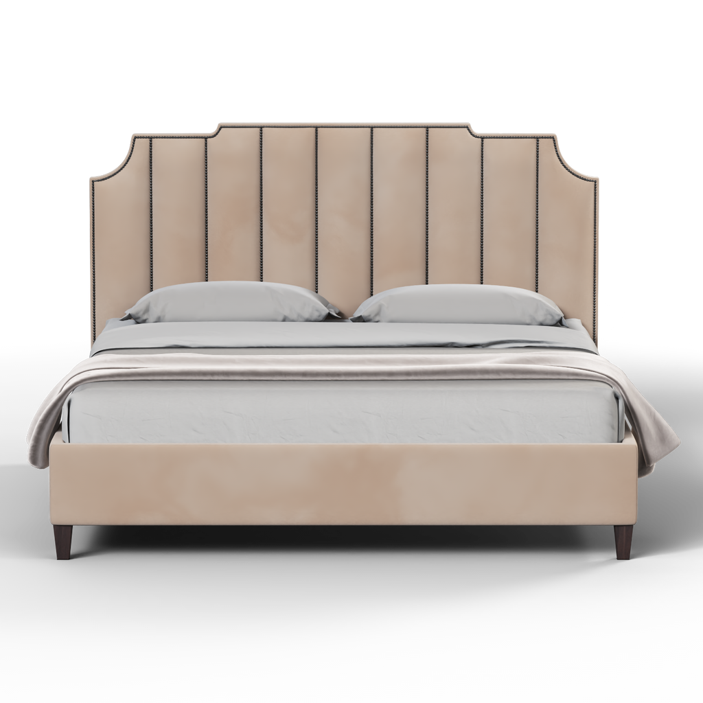 Gabriella vertical headboard bed