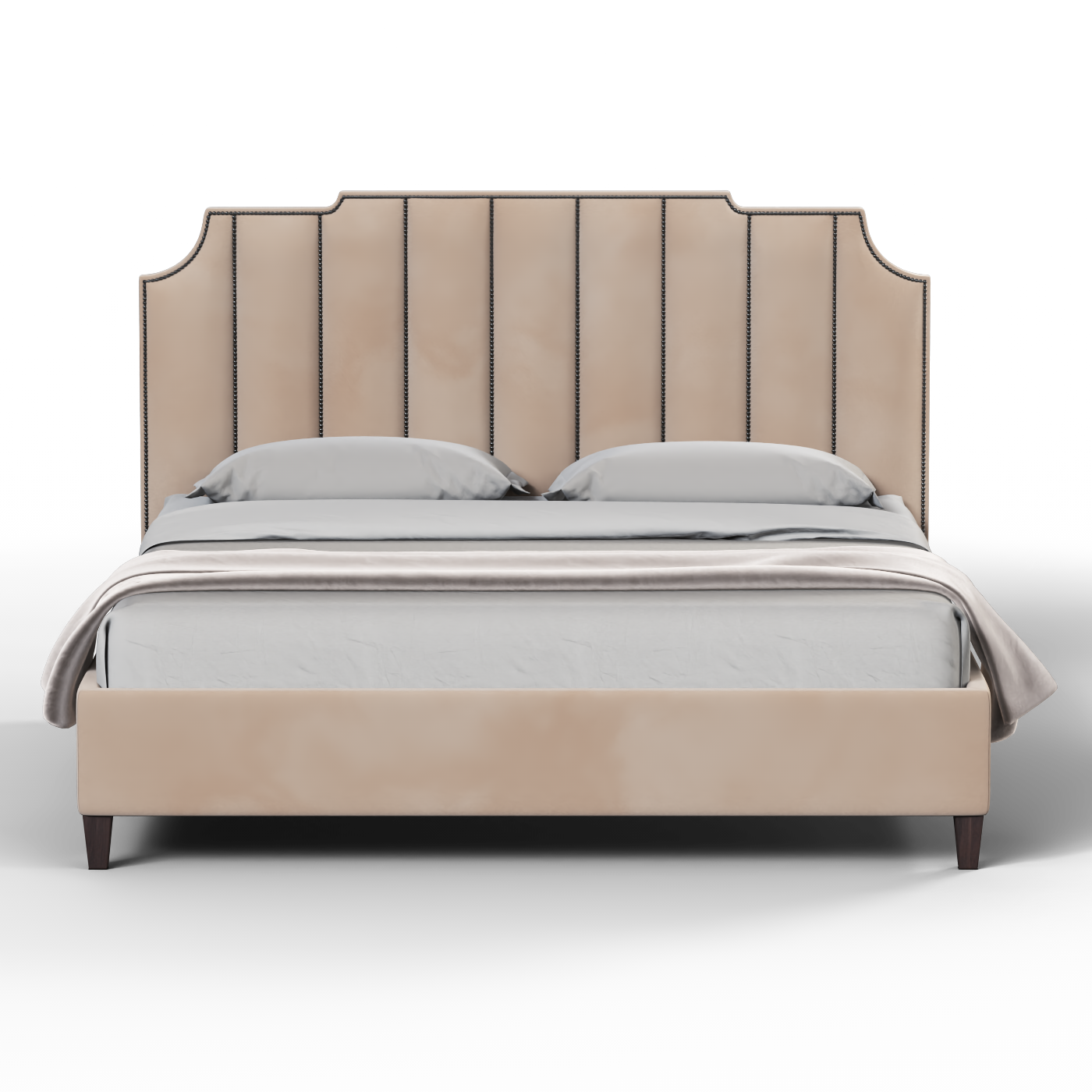 Gabriella vertical headboard bed