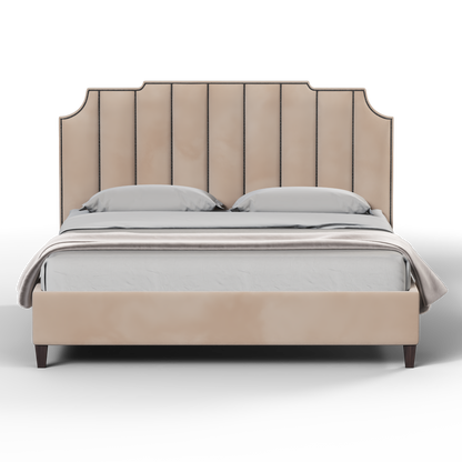 Gabriella vertical headboard bed