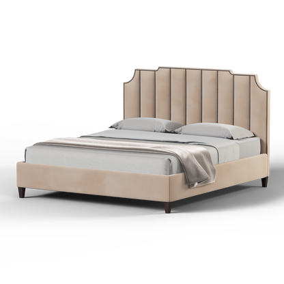 Gabriella vertical headboard bed