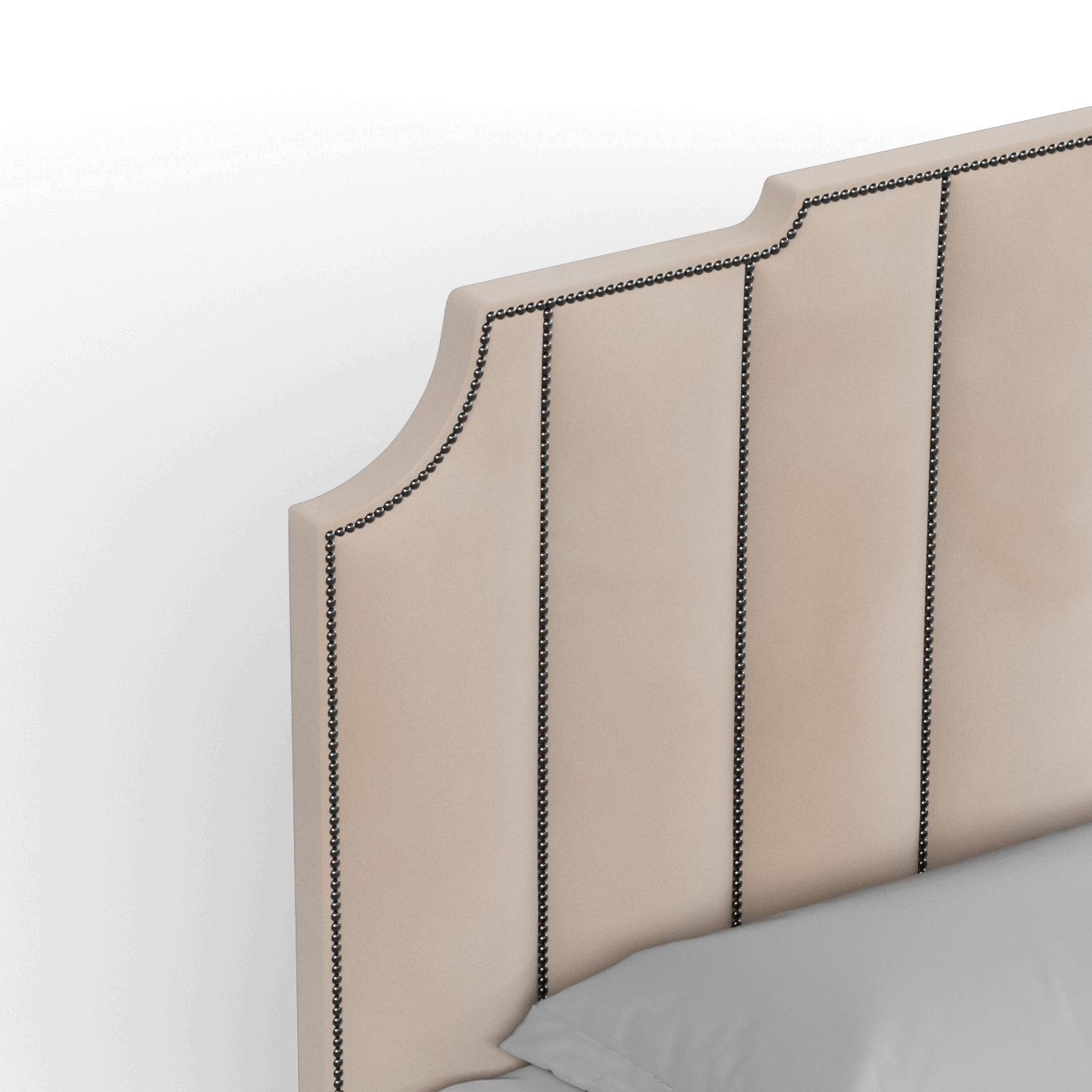 Gabriella vertical headboard bed