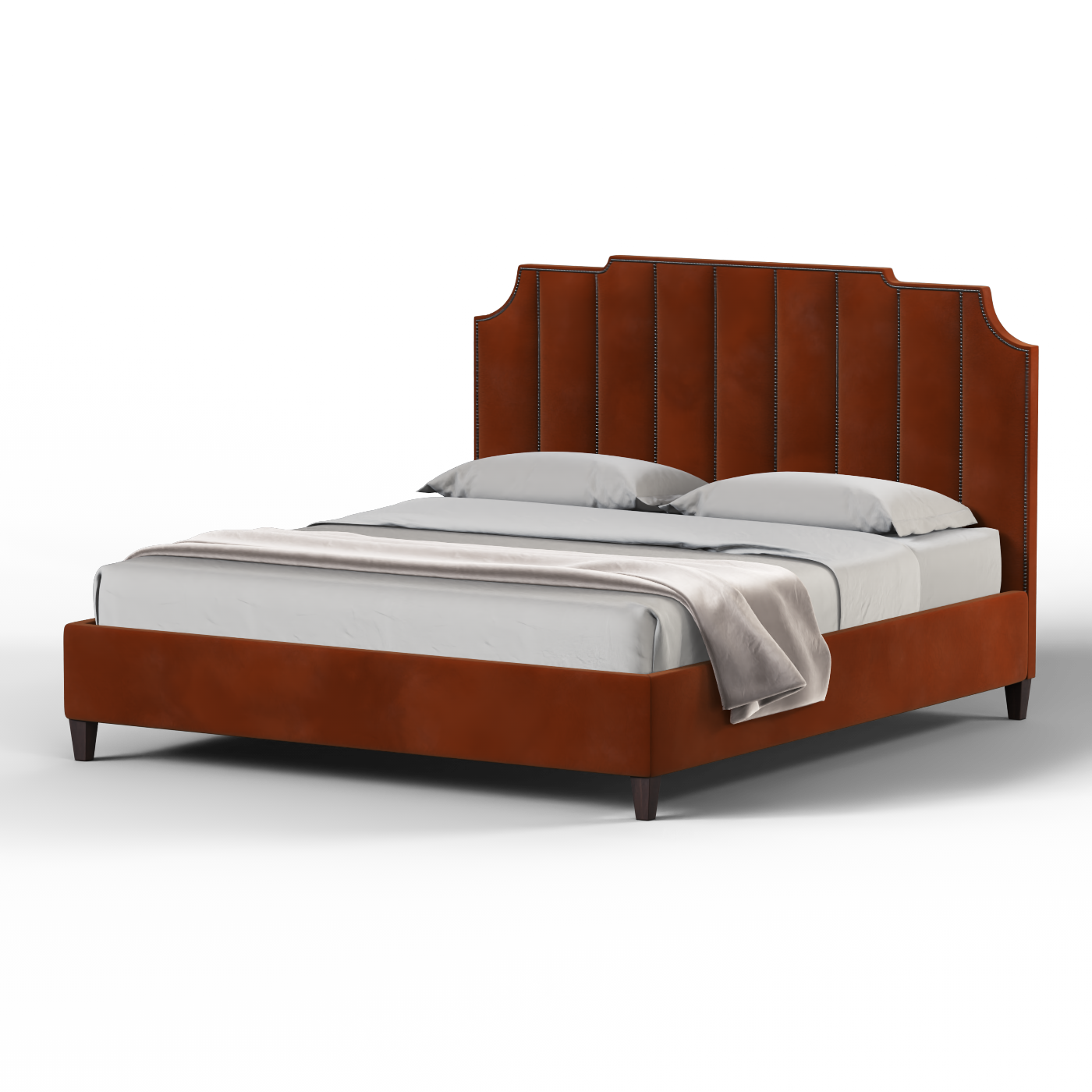 Gabriella vertical headboard bed