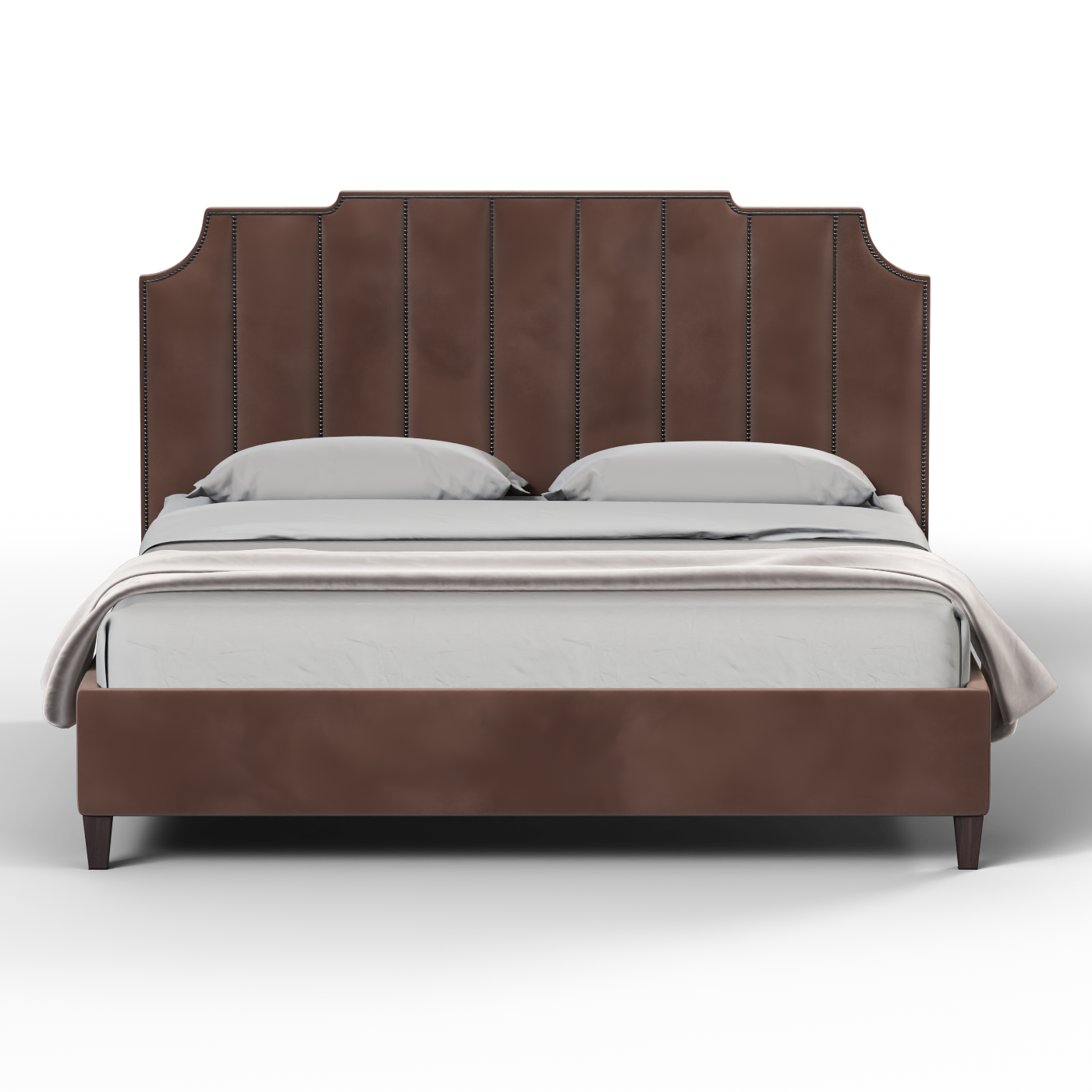 Gabriella vertical headboard bed