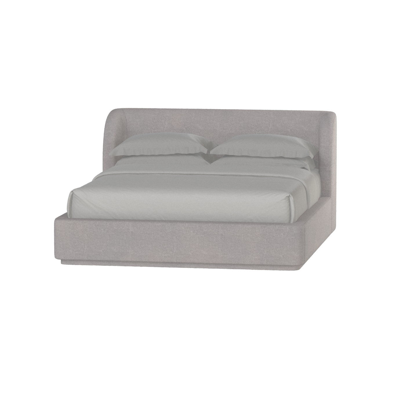 Giacomo Double Bed with Wide Panelled Headboard