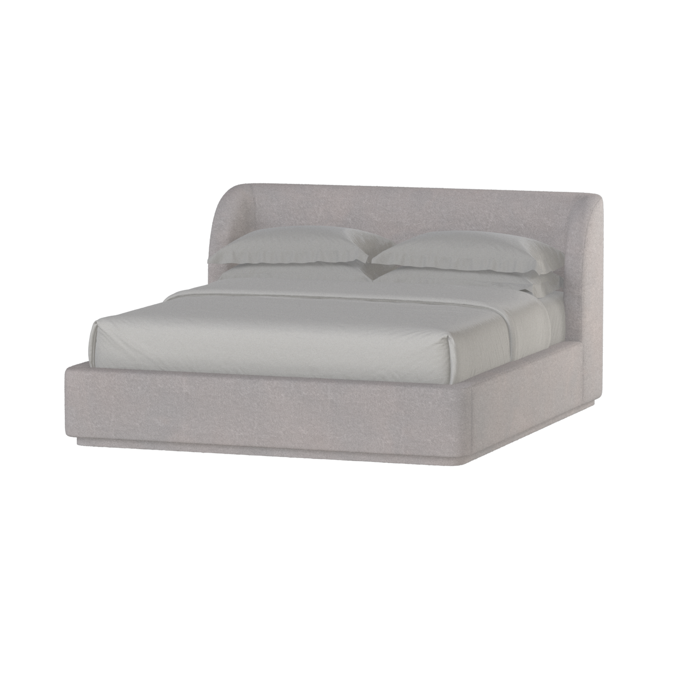 Giacomo Double Bed with Wide Panelled Headboard