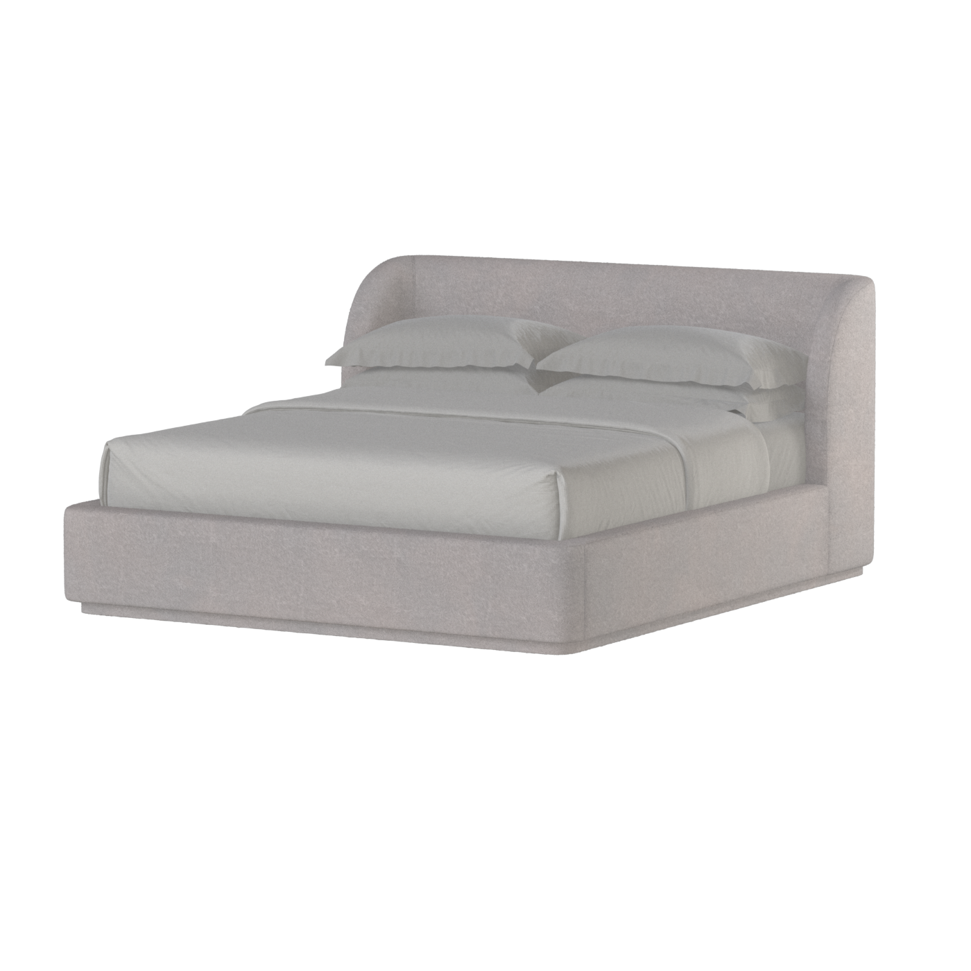 Giacomo Double Bed with Wide Panelled Headboard
