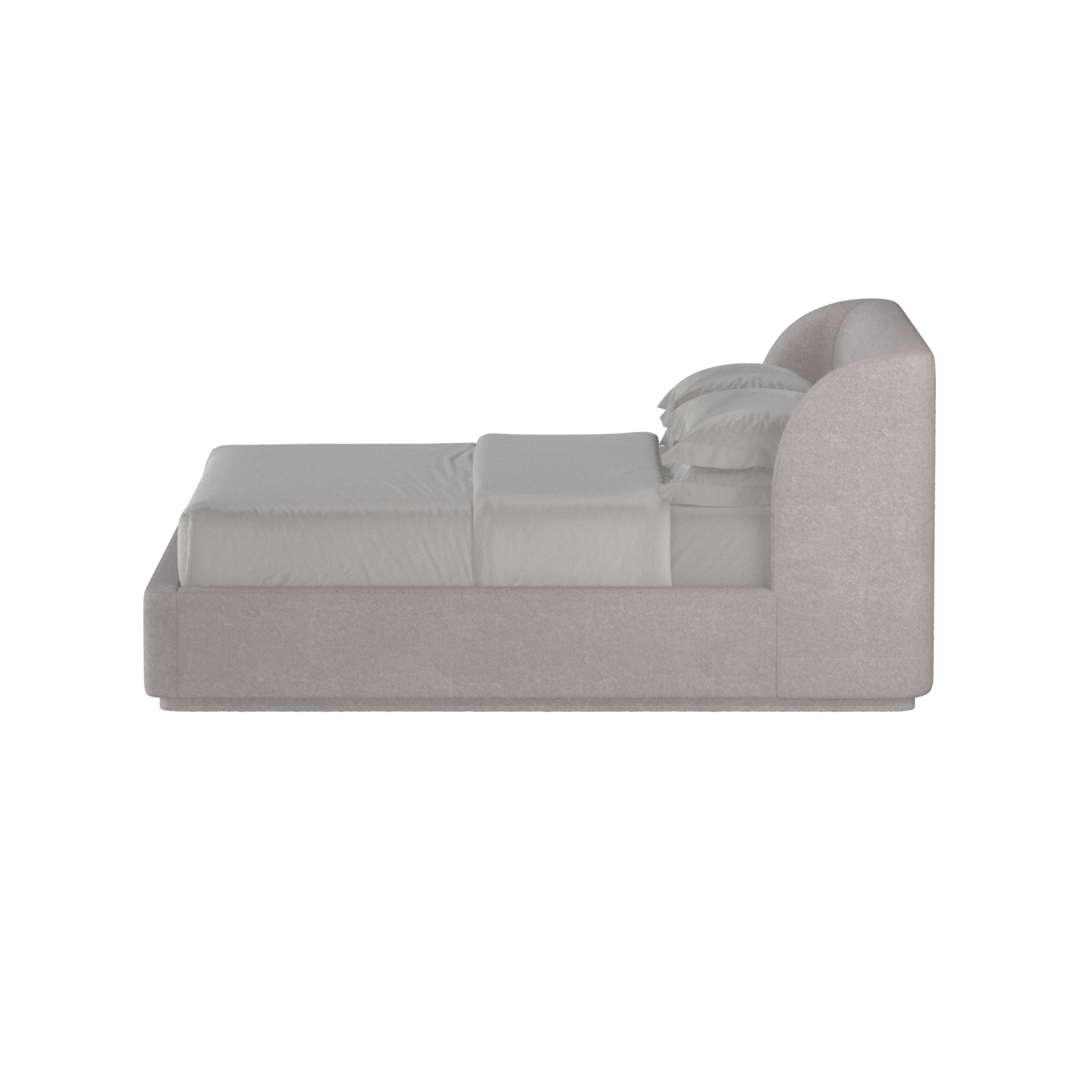 Giacomo Double Bed with Wide Panelled Headboard