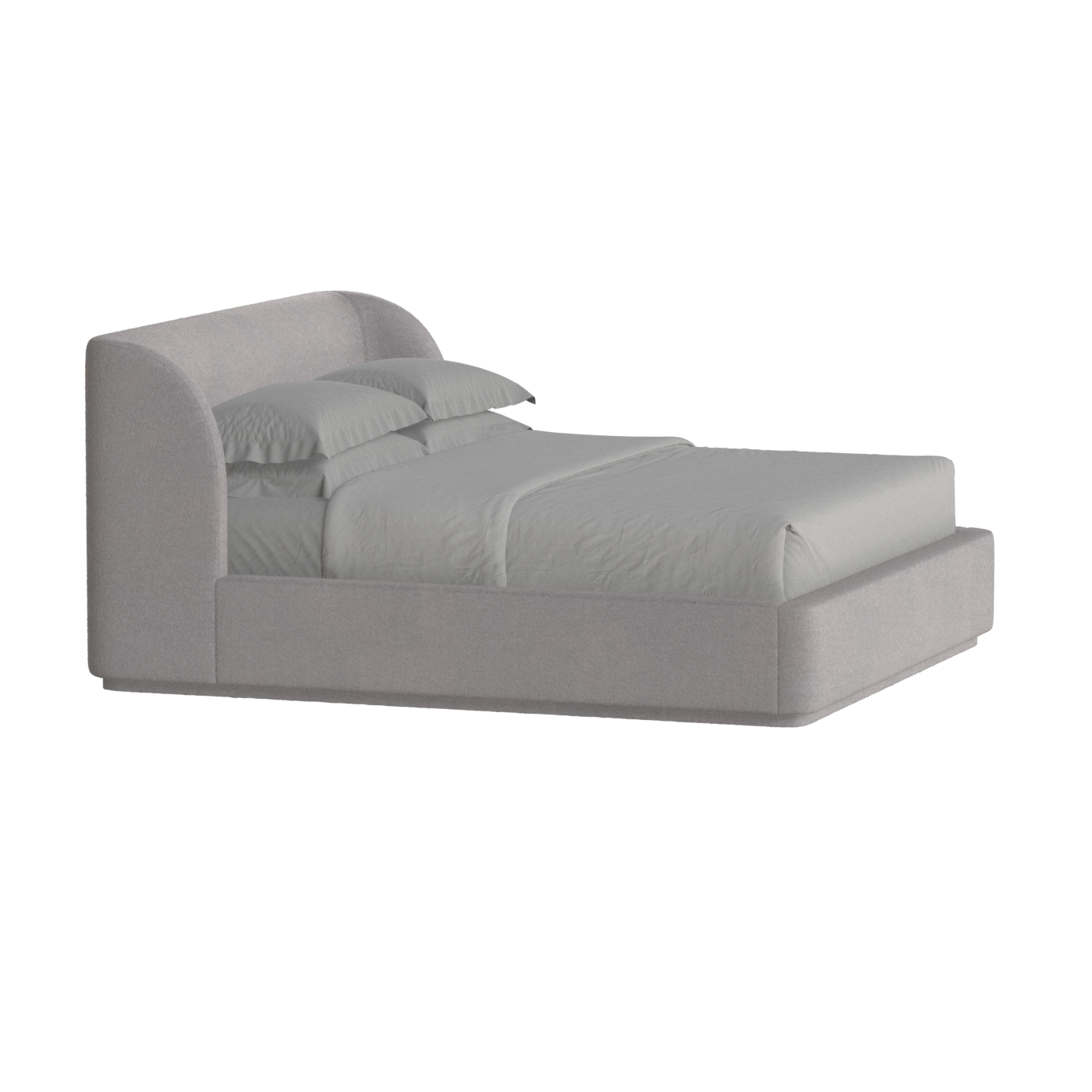 Giacomo Double Bed with Wide Panelled Headboard