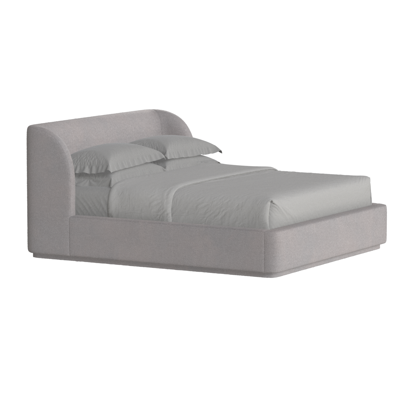 Giacomo Double Bed with Wide Panelled Headboard