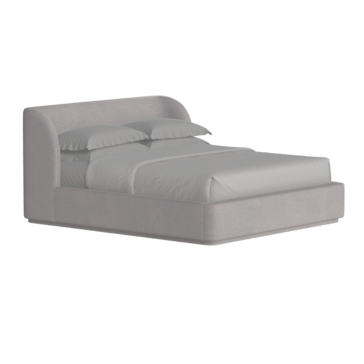 Giacomo Double Bed with Wide Panelled Headboard