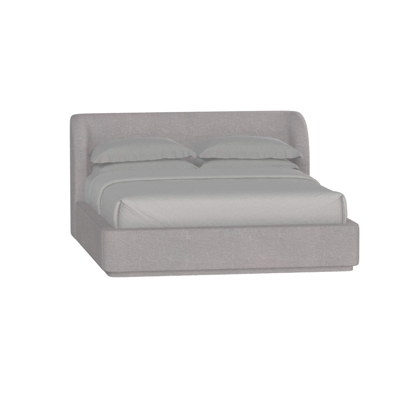 Giacomo Double Bed with Wide Panelled Headboard