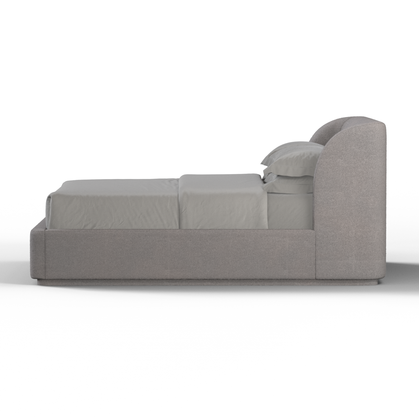 Giacomo Double Bed with Wide Panelled Headboard