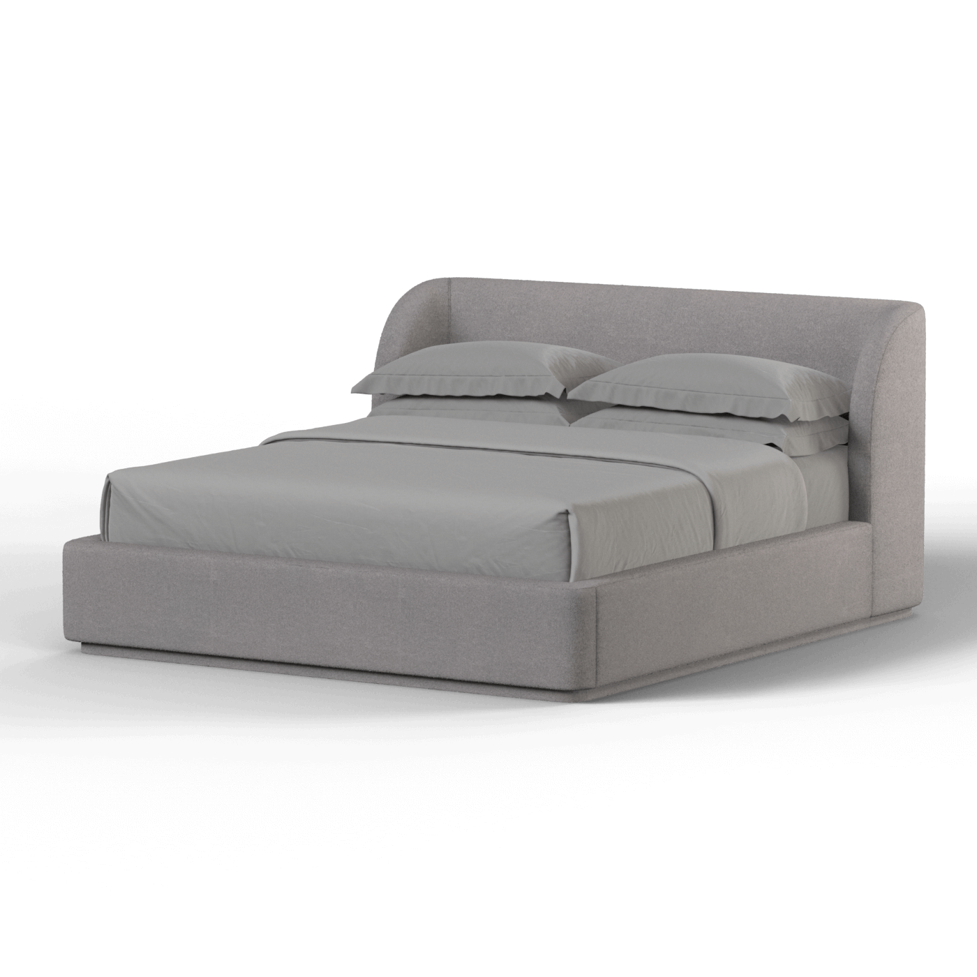 Giacomo Double Bed with Wide Panelled Headboard