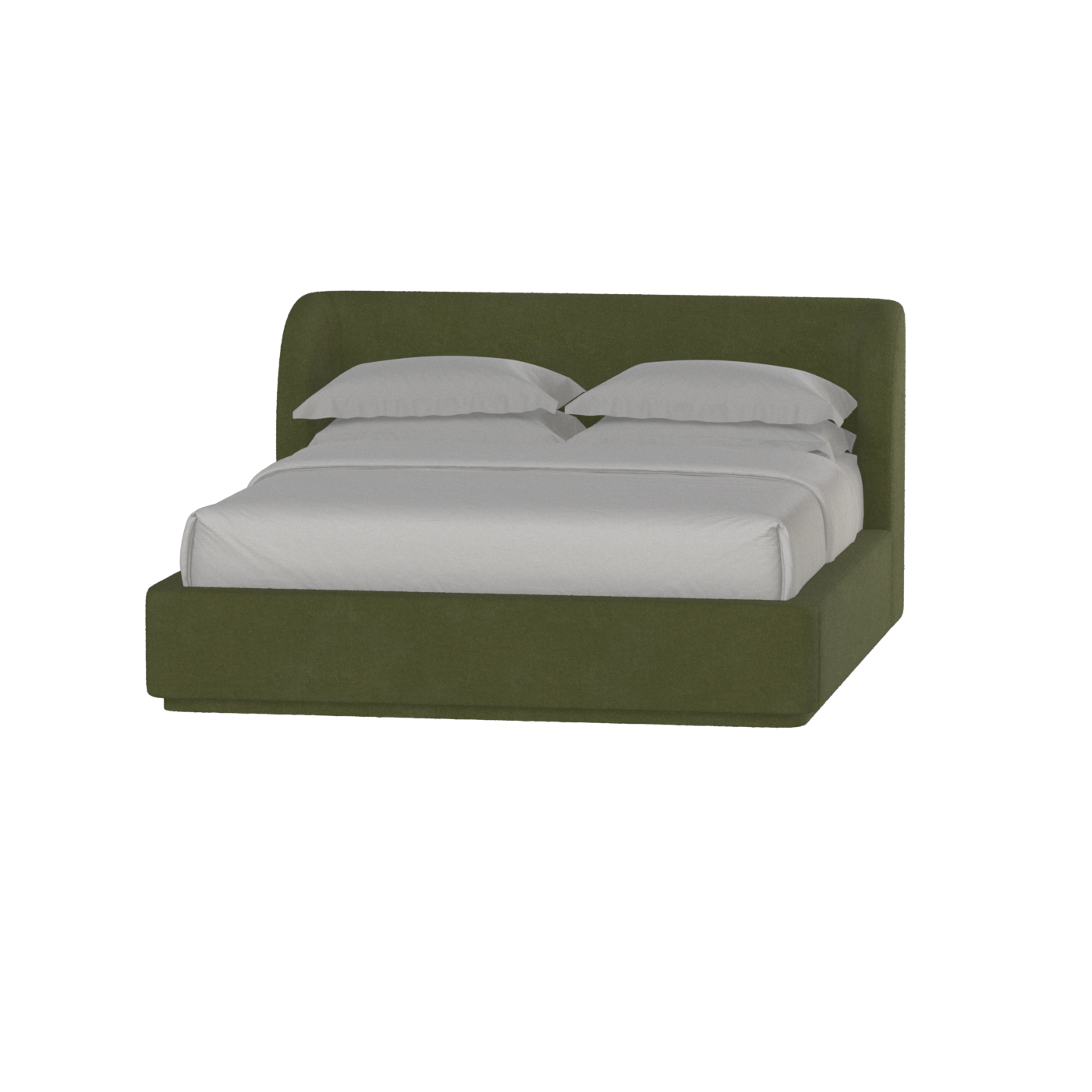 Giacomo Double Bed with Wide Panelled Headboard