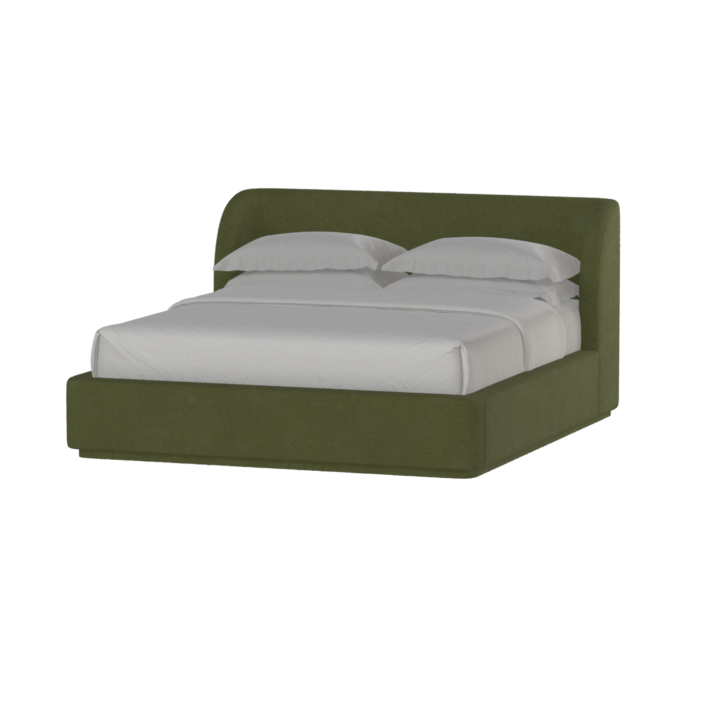 Giacomo Double Bed with Wide Panelled Headboard