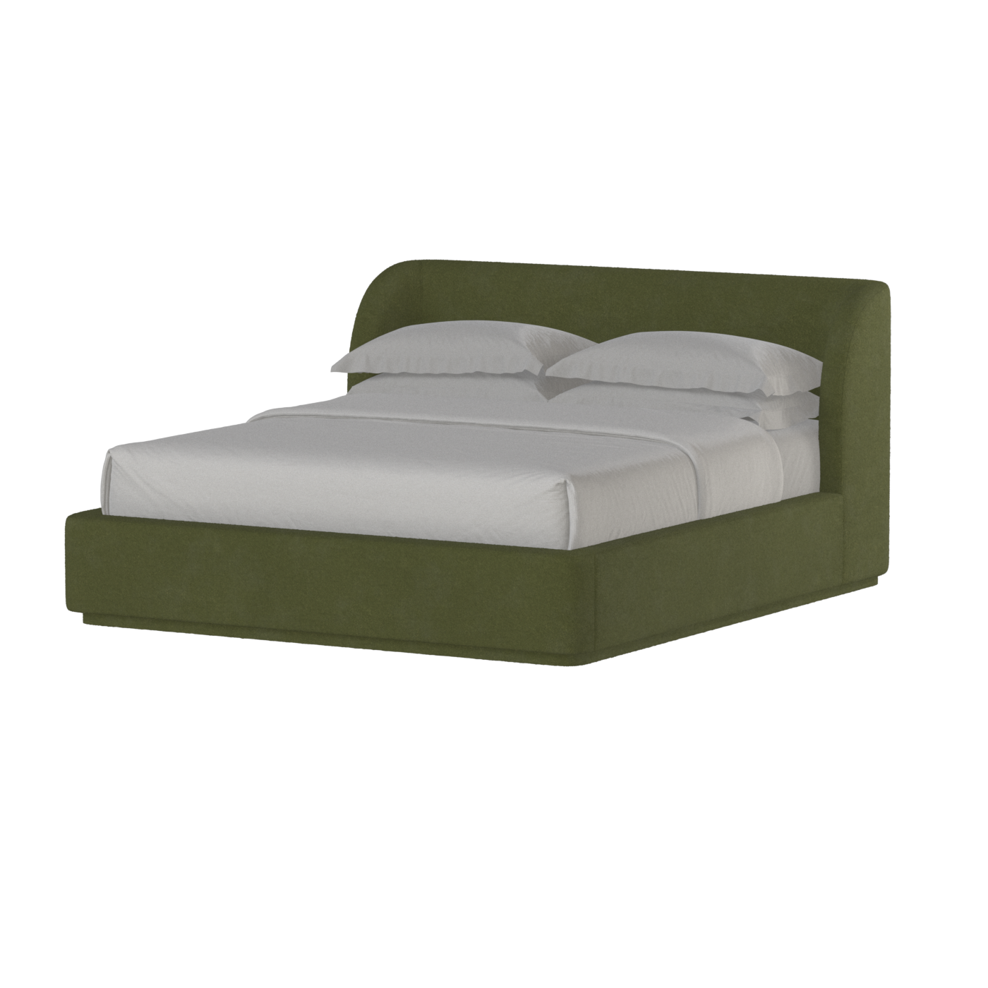 Giacomo Double Bed with Wide Panelled Headboard