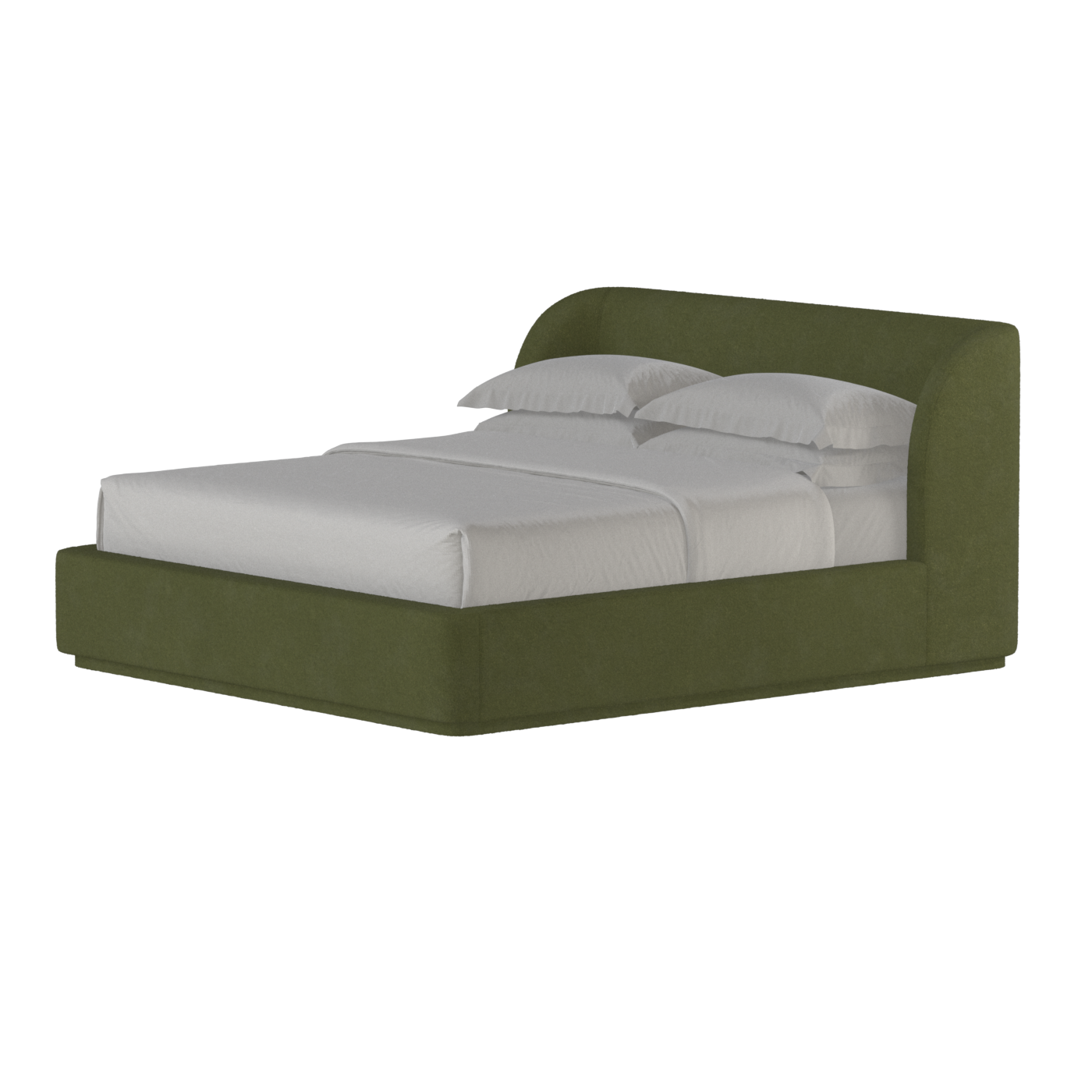 Giacomo Double Bed with Wide Panelled Headboard
