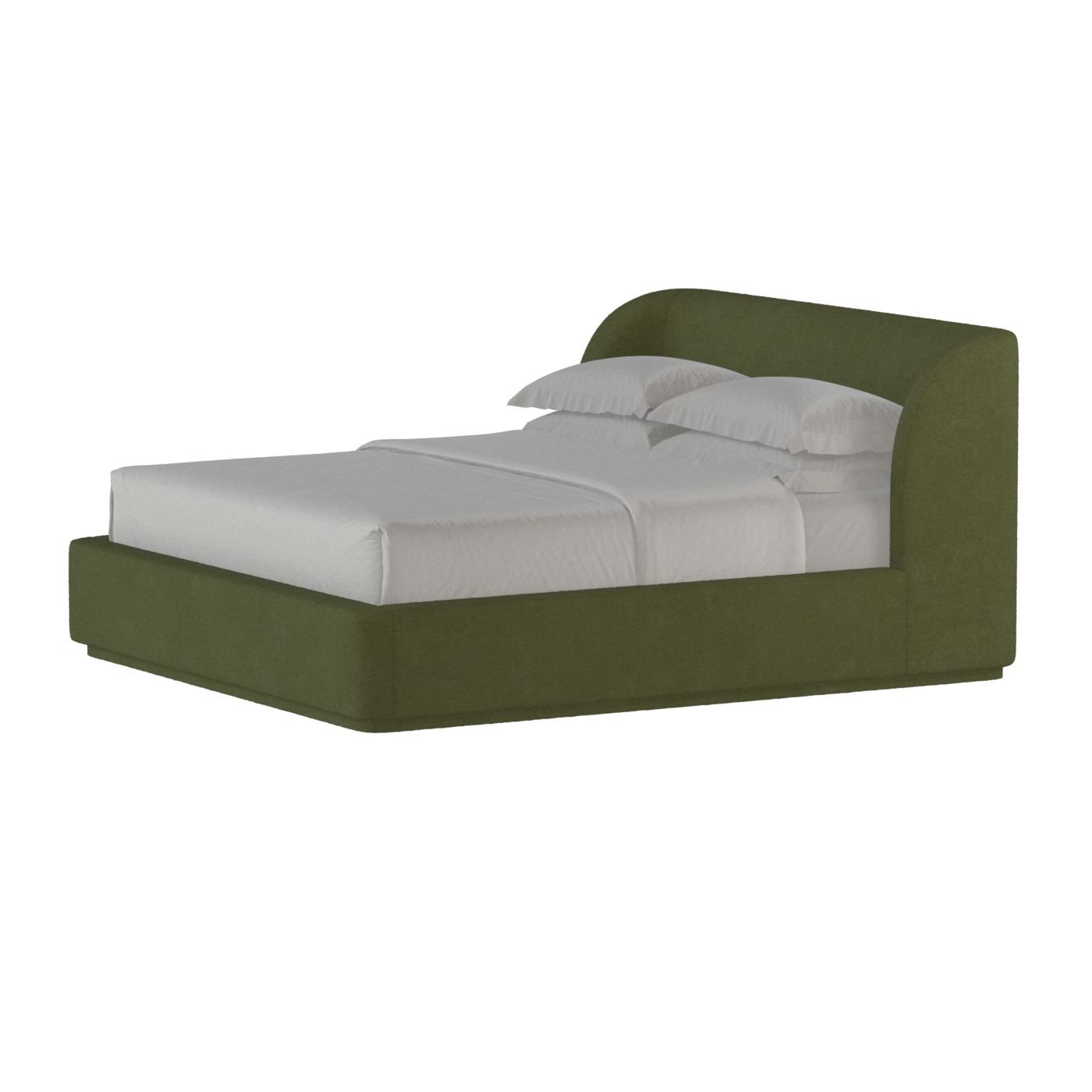 Giacomo Double Bed with Wide Panelled Headboard