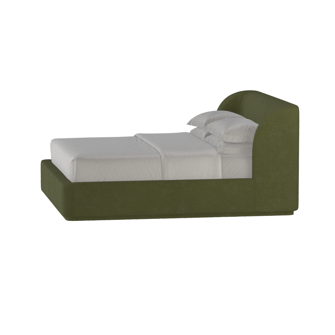 Giacomo Double Bed with Wide Panelled Headboard