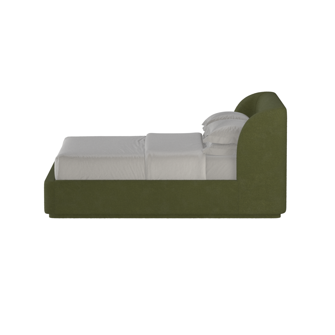 Giacomo Double Bed with Wide Panelled Headboard