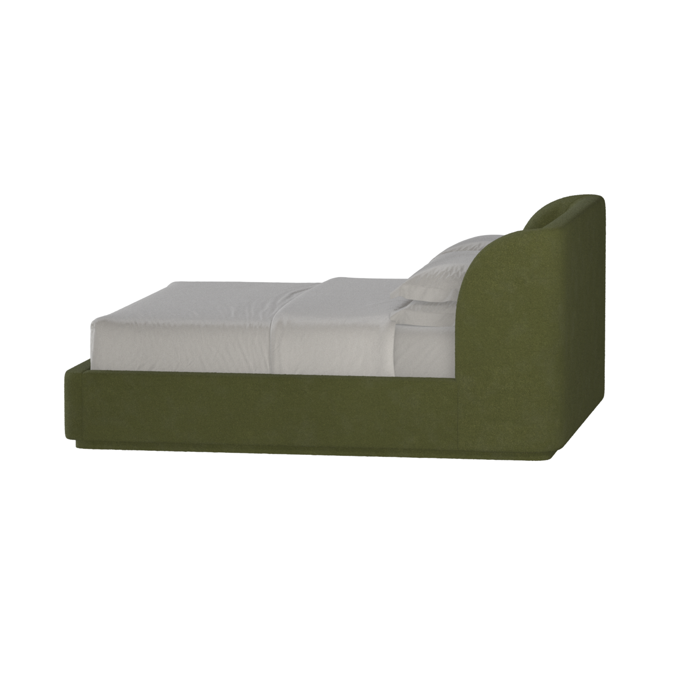 Giacomo Double Bed with Wide Panelled Headboard