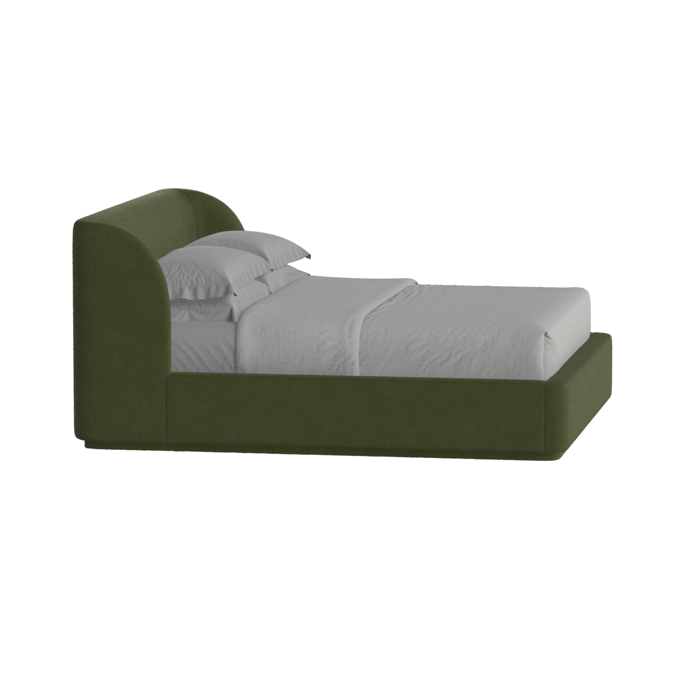 Giacomo Double Bed with Wide Panelled Headboard