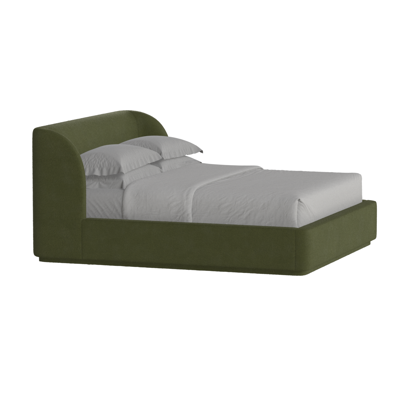 Giacomo Double Bed with Wide Panelled Headboard