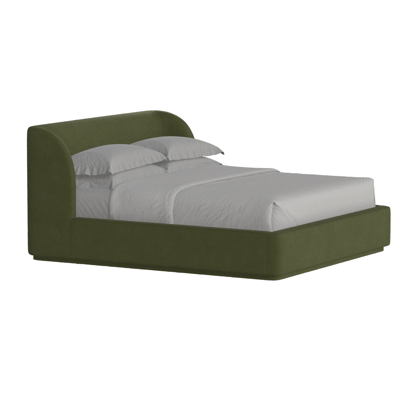 Giacomo Double Bed with Wide Panelled Headboard