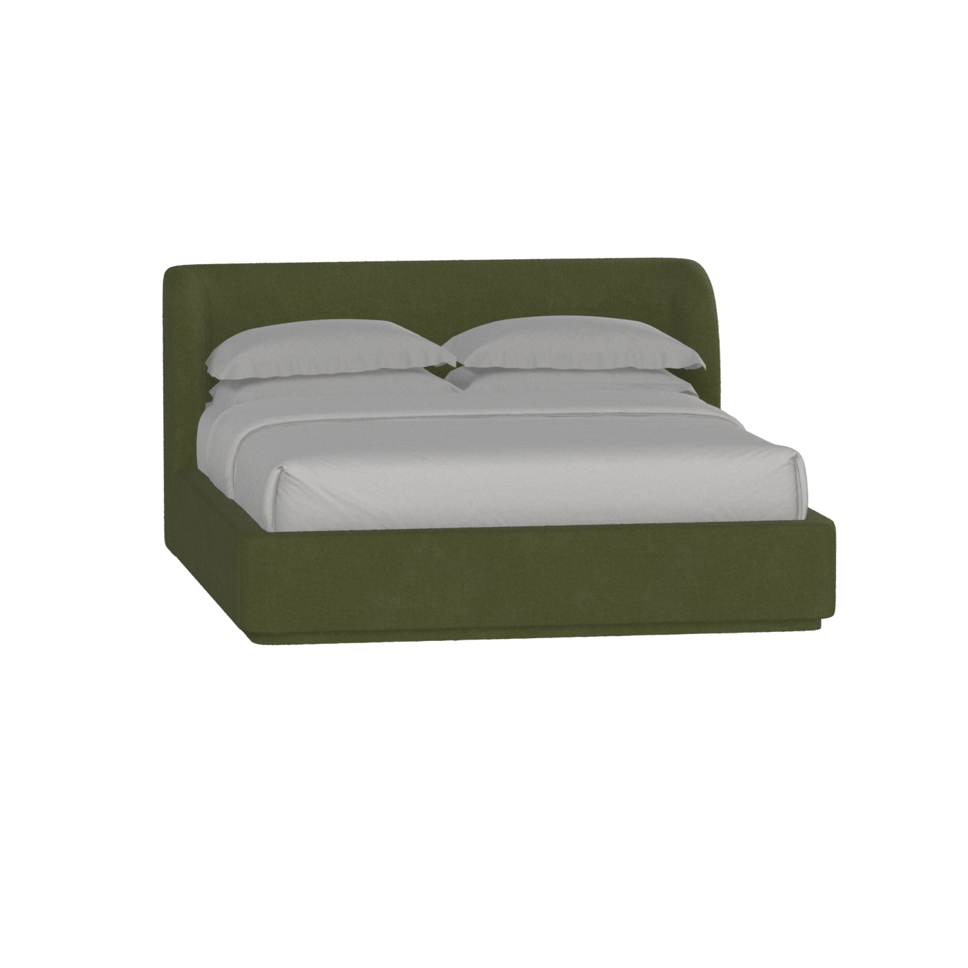 Giacomo Double Bed with Wide Panelled Headboard