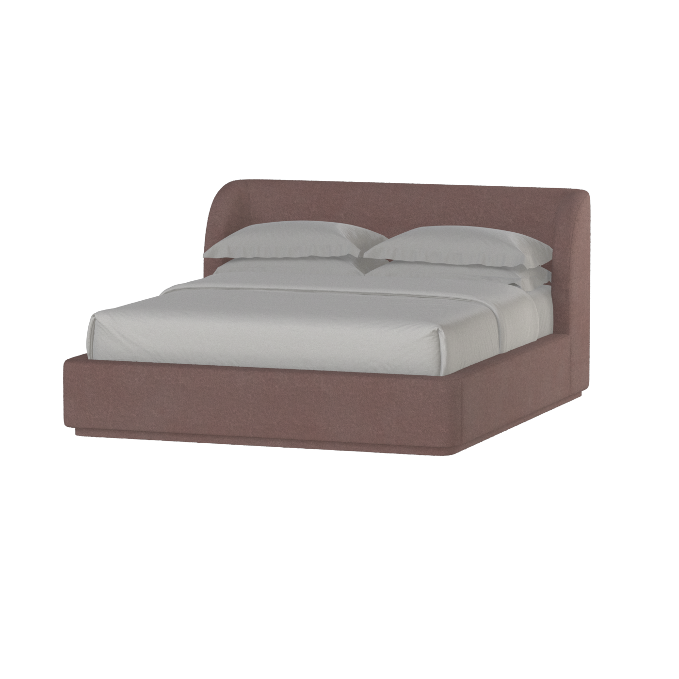 Giacomo Double Bed with Wide Panelled Headboard