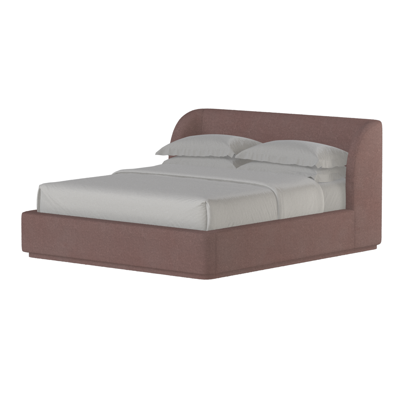 Giacomo Double Bed with Wide Panelled Headboard