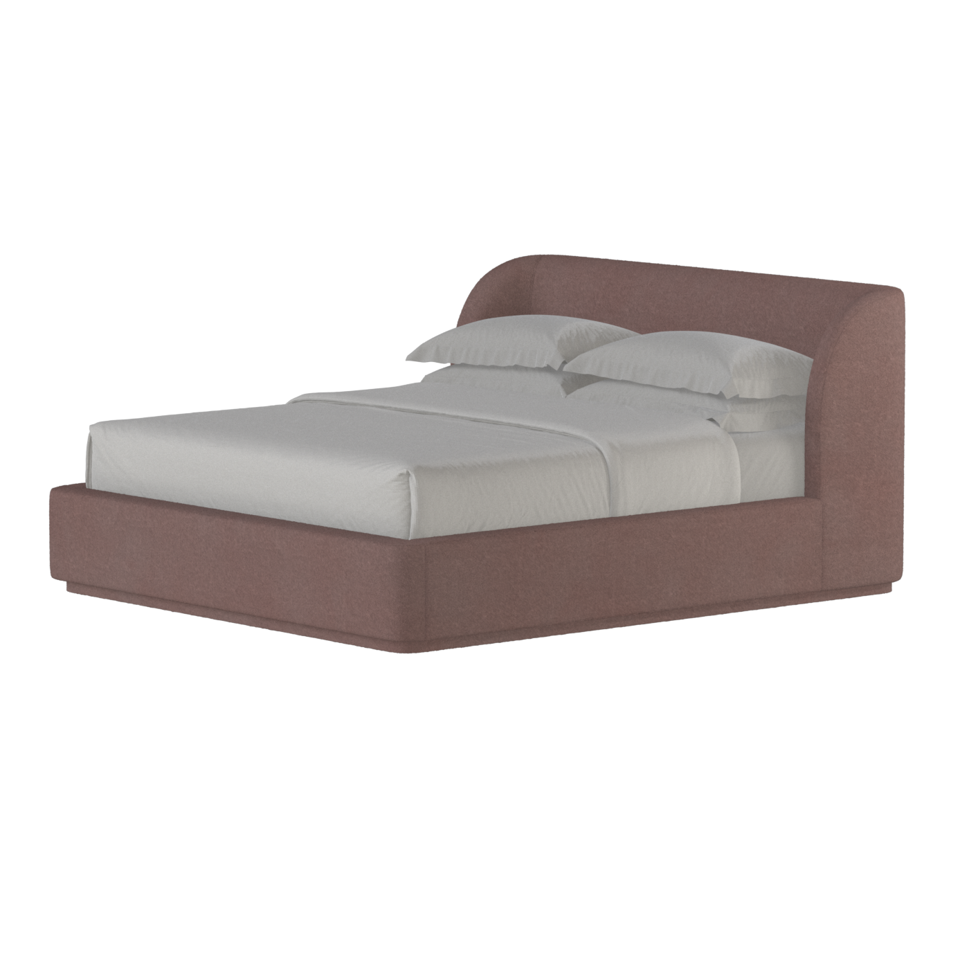 Giacomo Double Bed with Wide Panelled Headboard