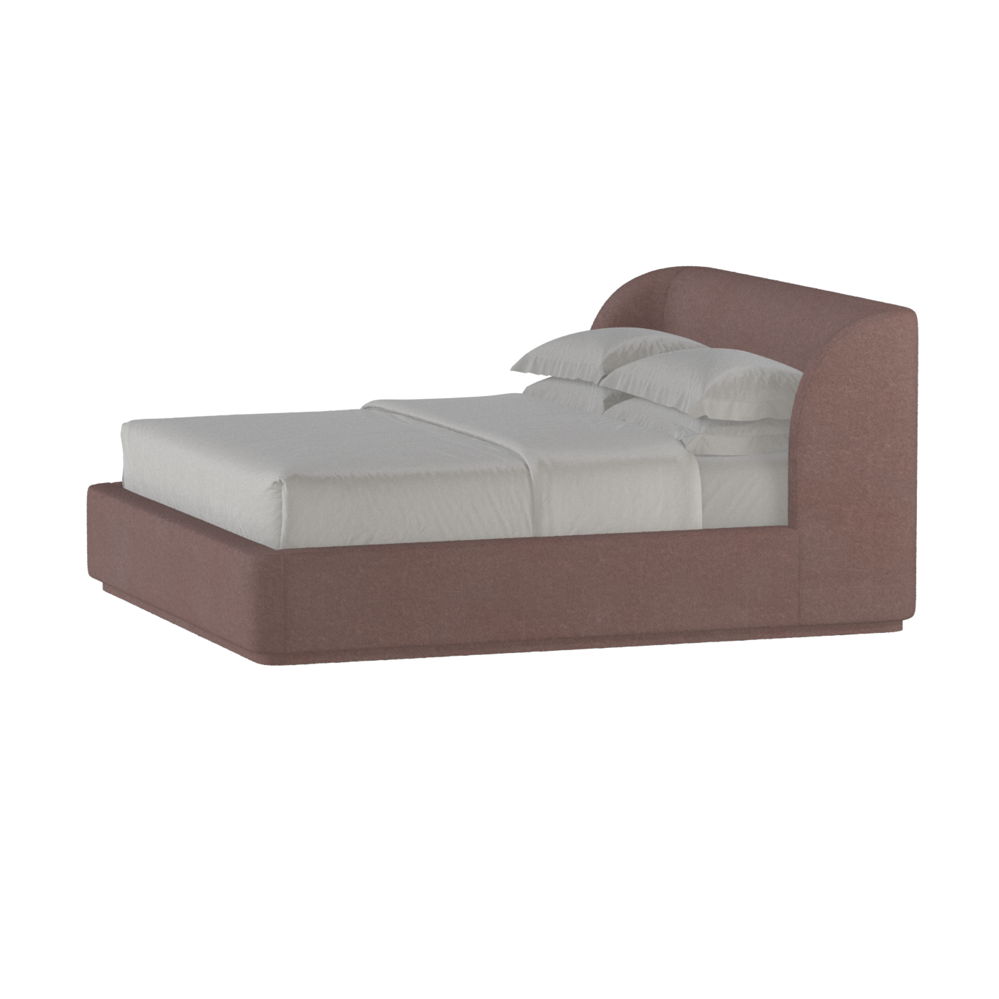 Giacomo Double Bed with Wide Panelled Headboard