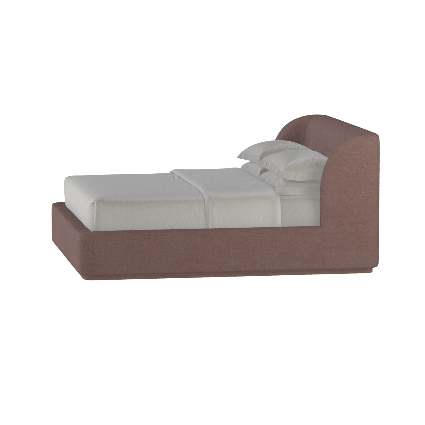Giacomo Double Bed with Wide Panelled Headboard