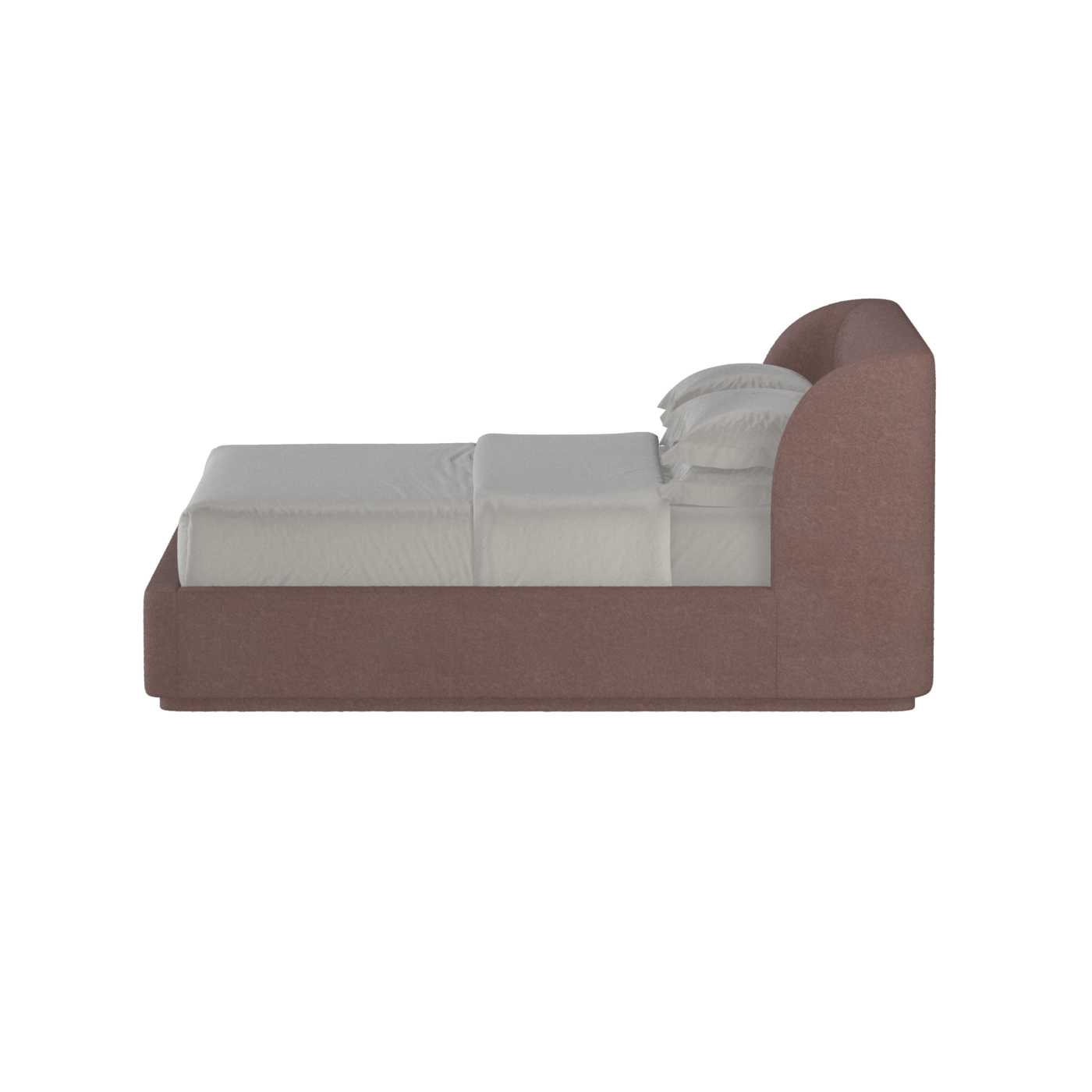 Giacomo Double Bed with Wide Panelled Headboard