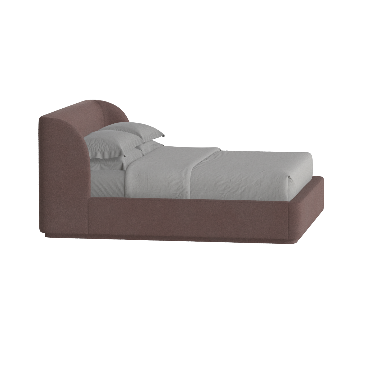 Giacomo Double Bed with Wide Panelled Headboard