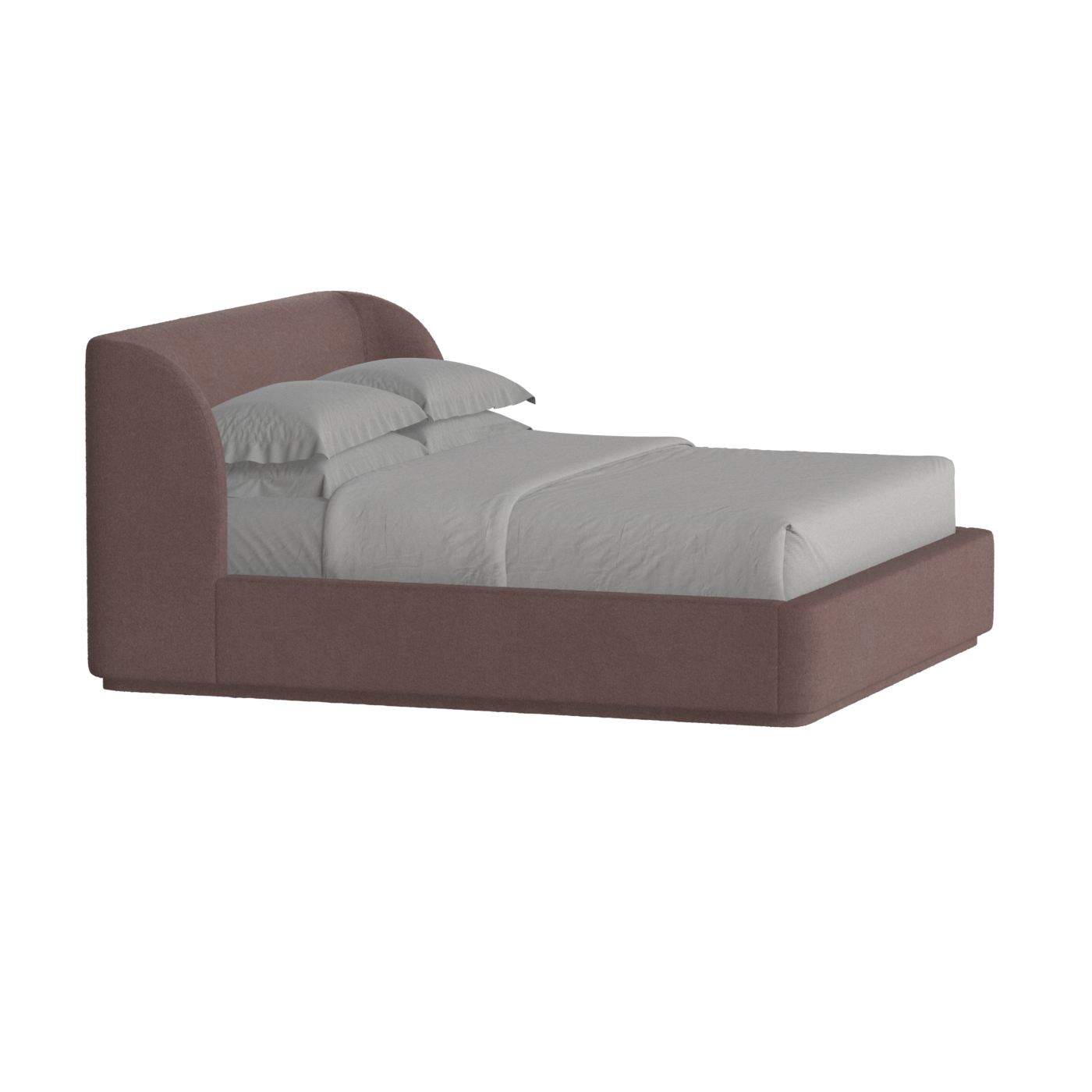 Giacomo Double Bed with Wide Panelled Headboard