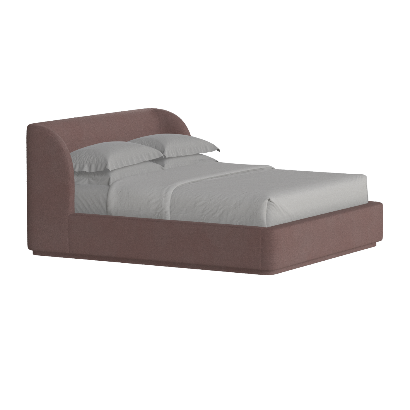 Giacomo Double Bed with Wide Panelled Headboard