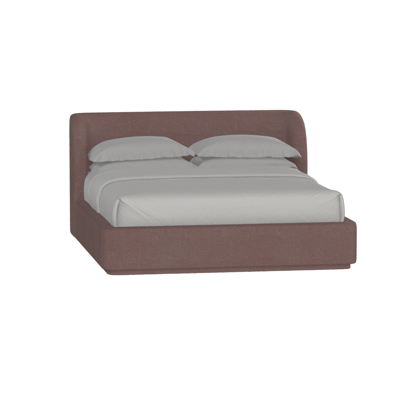 Giacomo Double Bed with Wide Panelled Headboard