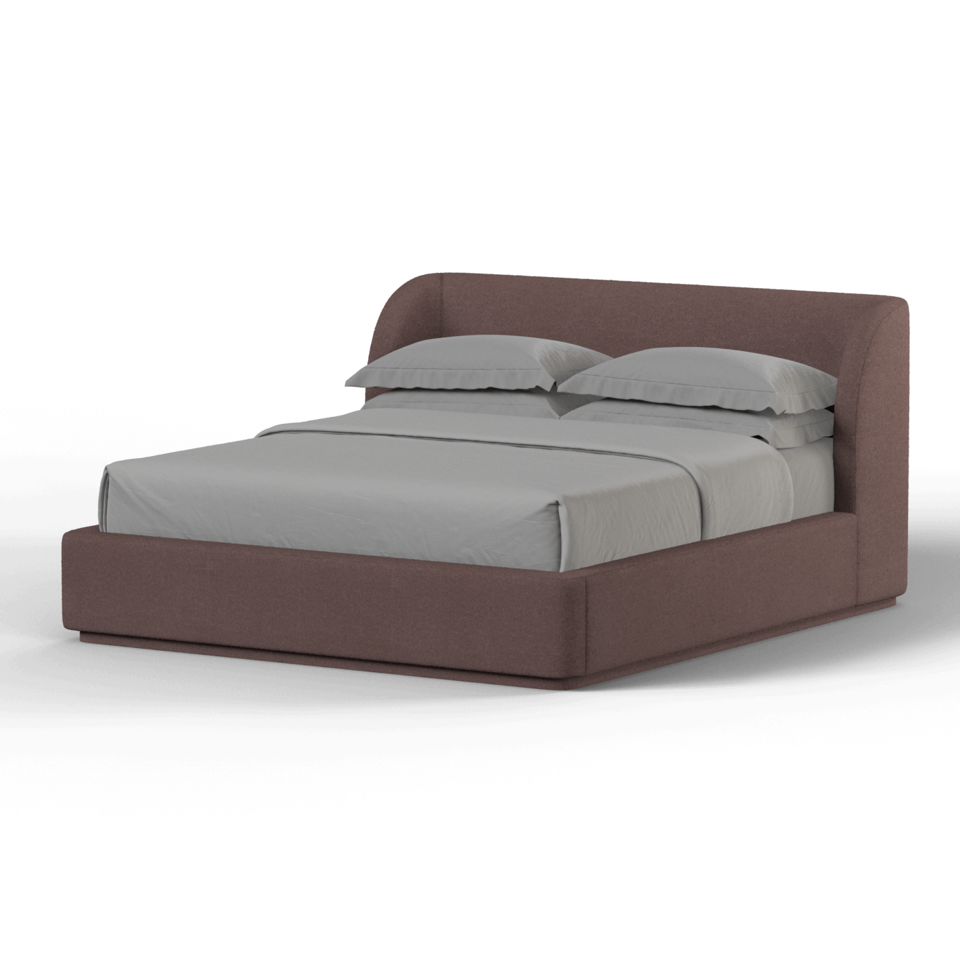 Giacomo Double Bed with Wide Panelled Headboard