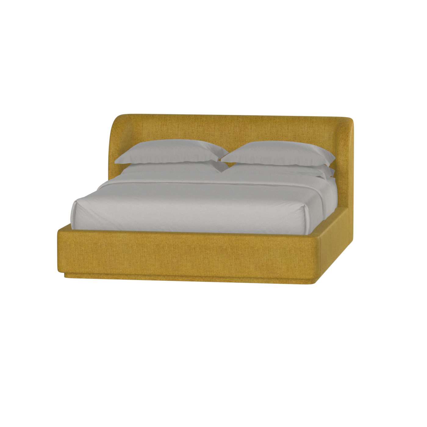 Giacomo Double Bed with Wide Panelled Headboard