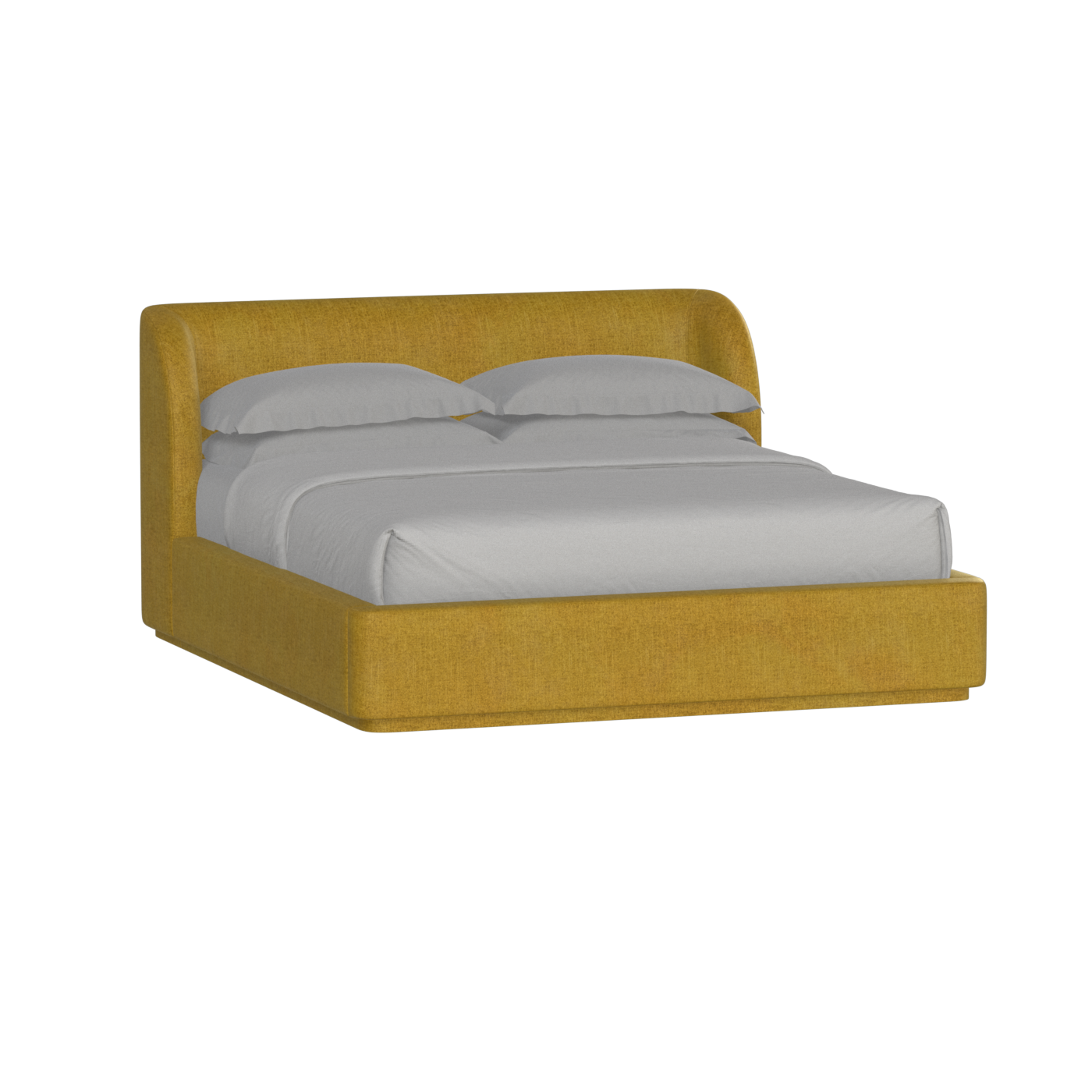 Giacomo Double Bed with Wide Panelled Headboard