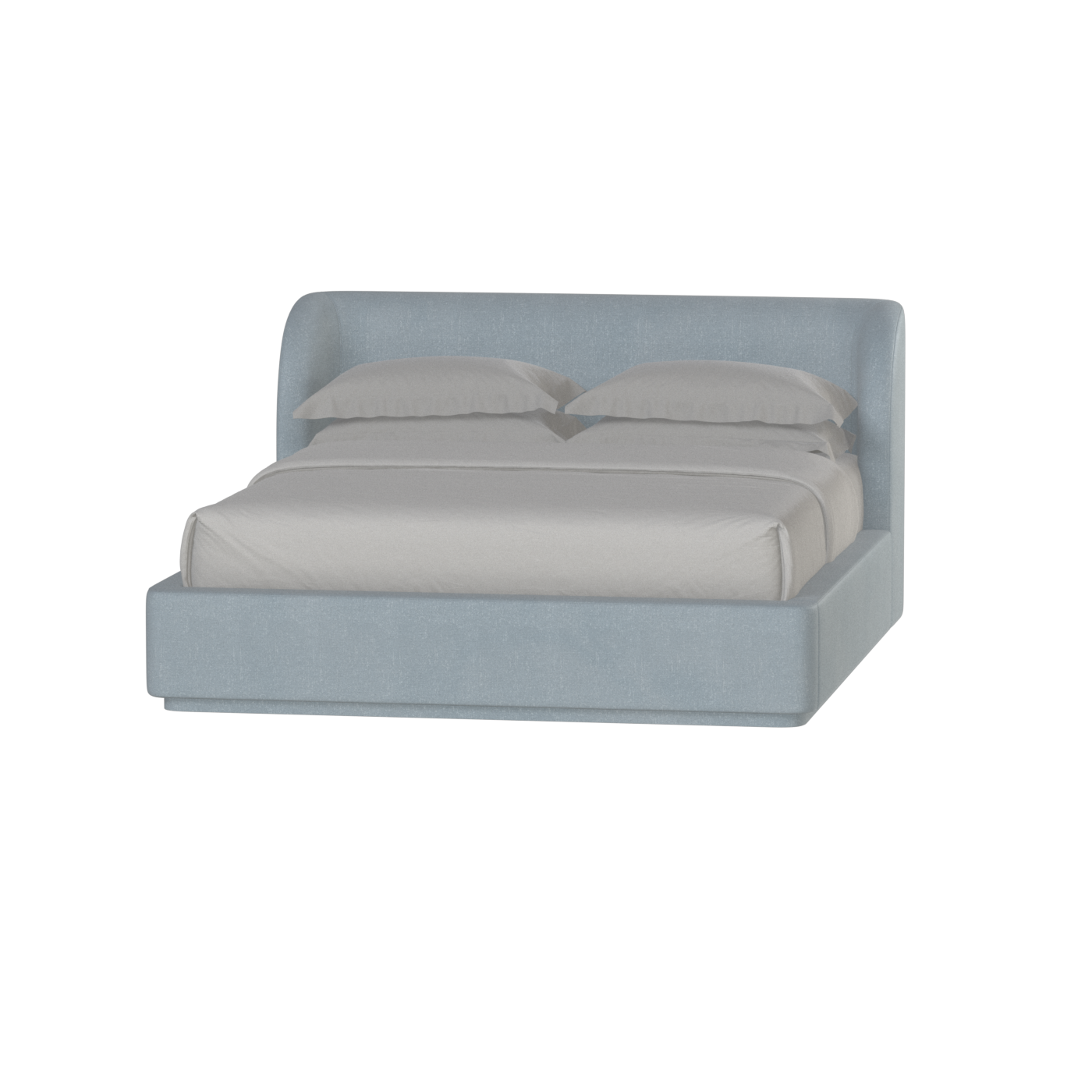 Giacomo Double Bed with Wide Panelled Headboard