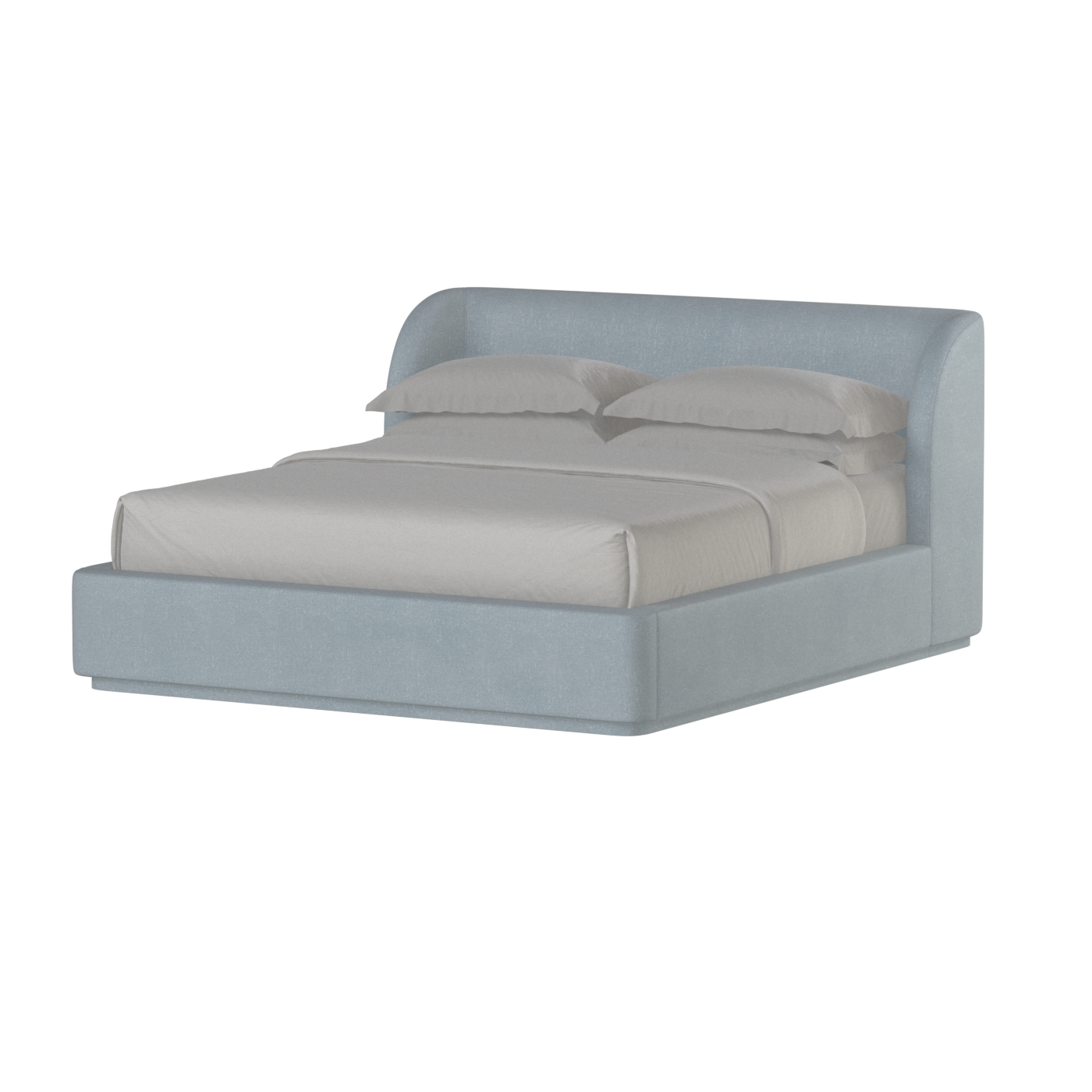 Giacomo Double Bed with Wide Panelled Headboard