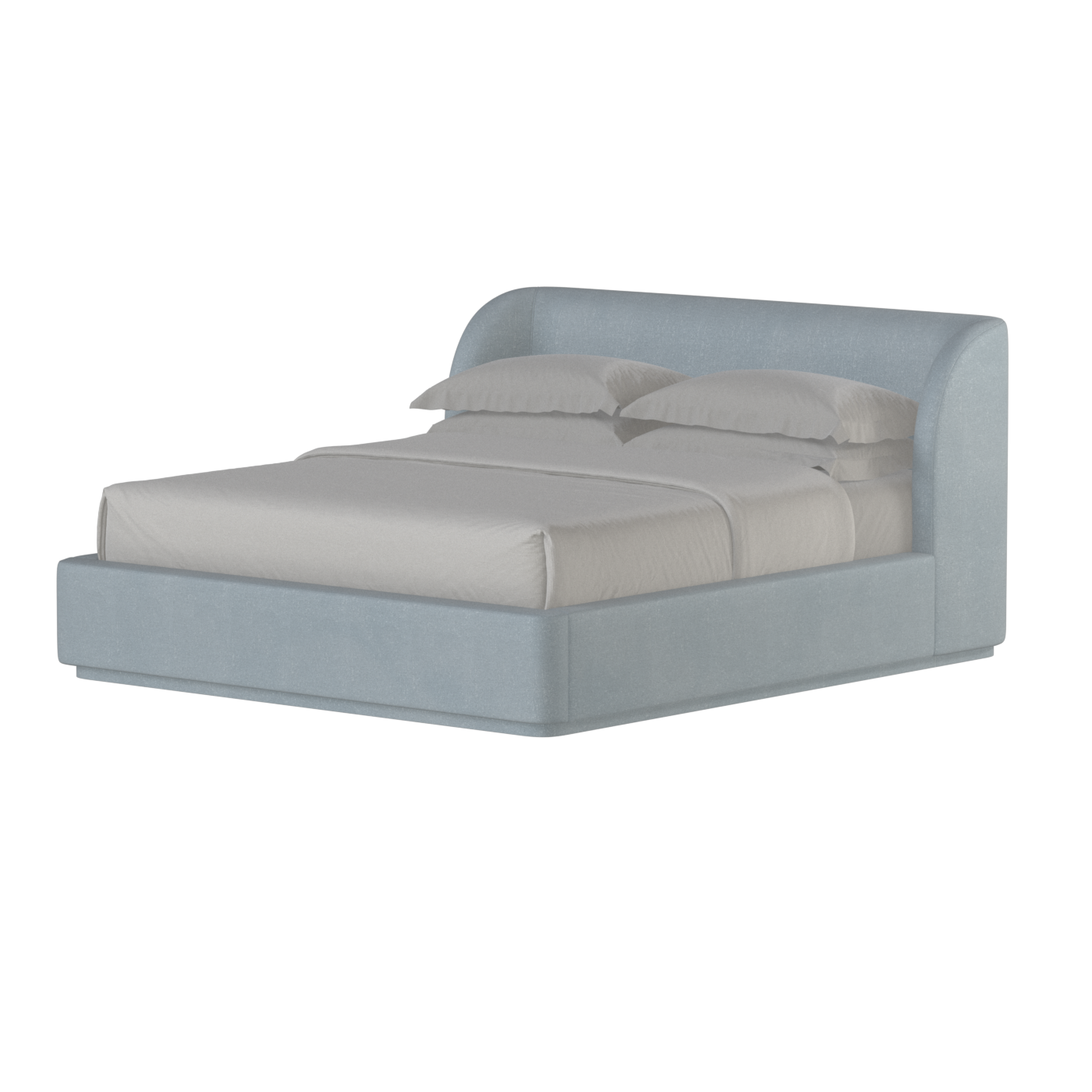 Giacomo Double Bed with Wide Panelled Headboard